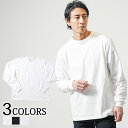 長袖 tシャツ メンズ 綿 ヘビーオンス 厚手 乳首透けない インナー シャツ カットソー 長袖tシャツ コットン クルーネック 丸首 30代 40代 50代 メンズファッション ファッション ロンt メンズ40代tシャツ トップス メンズ長袖Tシャツ ちょいワル イケオジ 秋 服