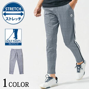ゴルフメンズパンツ アンクルパンツ ゴルフ アンクル丈 ゴルフパンツ アンクル チェック パンツ メンズ 柄 チェックパンツ テーパード 夏 夏用 ゴルフパンツメンズ ゴルフウェア ズボン ゴ