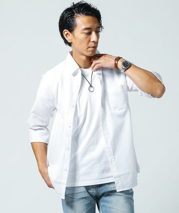 楽天市場 シャツ メンズ トップス カットソー Tシャツ 半袖 7分袖 セット 麻混 クルーネック 春 夏 服 30代 40代 50代 Menz Style メンズスタイル