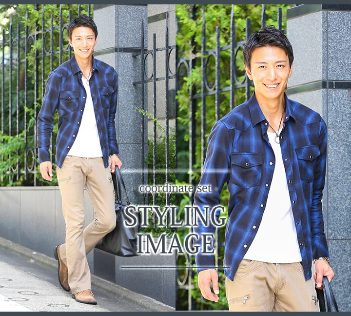 楽天市場 カジュアルシャツ メンズ シャツ カットソー チノパン メンズファッション Menz Style メンズスタイル