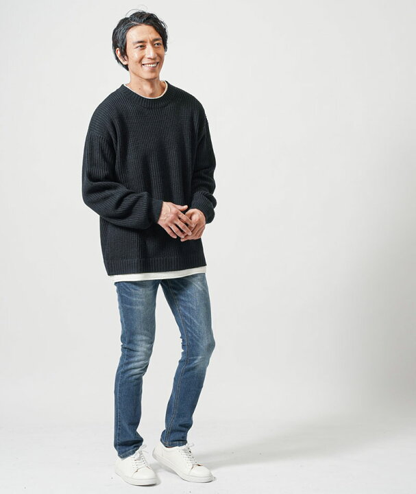 楽天市場】ニット メンズ セーター 春 ニットセーター 40代 50代  