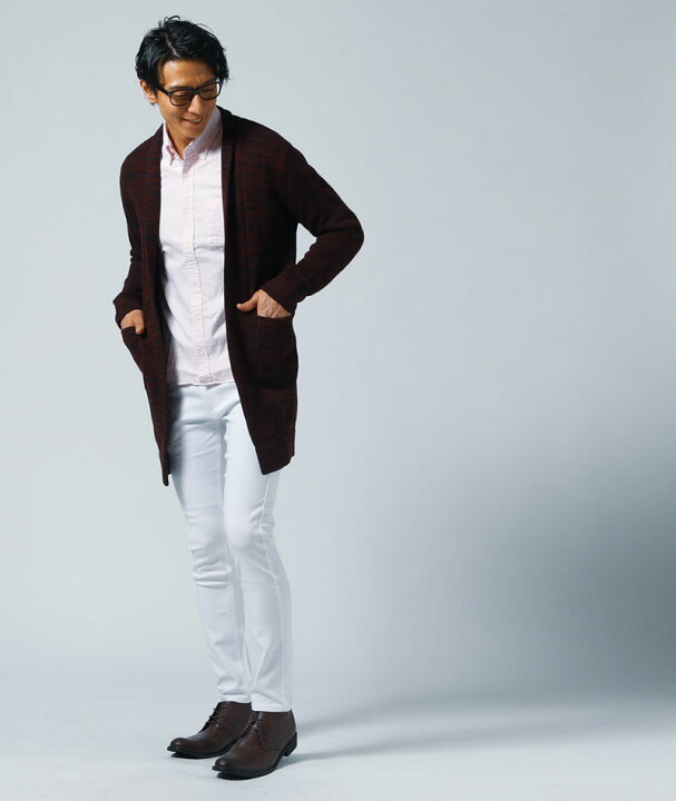 楽天市場 カーディガン メンズ アウター ロングカーディガン シャツ トップス ストレッチ パンツ スキニー 春 秋 服 30代 40代 50代 メンズスタイル Menz Style Menz Style メンズスタイル