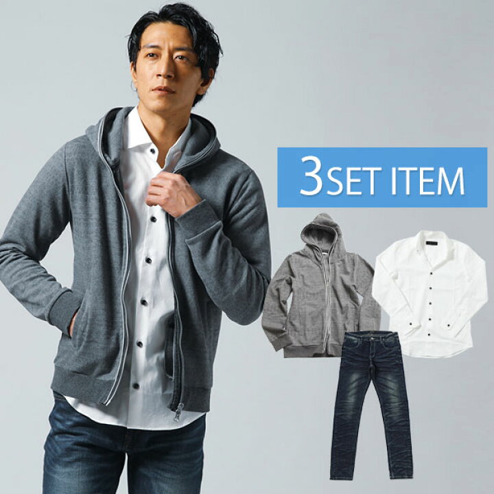 楽天市場 パーカー メンズ アウター シャツ 長袖 トップス ストレッチ パンツ デニム 春 秋 服 30代 40代 50代 メンズスタイル Menz Style Menz Style メンズスタイル