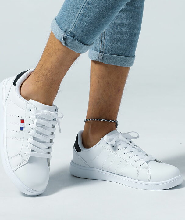 楽天市場 スニーカー メンズ 靴 白スニーカー シューズ ローカット カジュアル 春 夏 秋 冬 靴 30代 40代 50代 Menz Style メンズスタイル