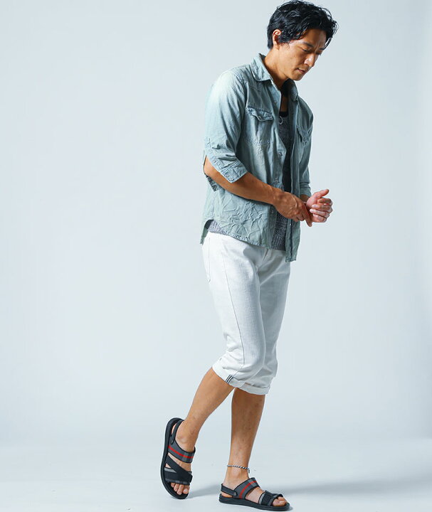 楽天市場 サンダル メンズ シューズ クロスベルト ストラップ チェック 夏 靴 30代 40代 50代 Menz Style メンズスタイル