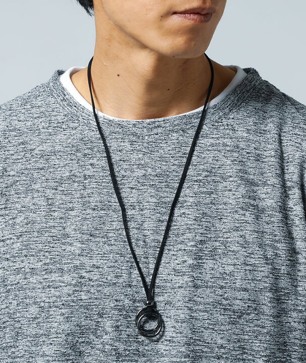 楽天市場 Tシャツ メンズ フェイクレイヤード カットソー 半袖 ネックレス 2点セット 春 夏 秋 服 30代 40代 50代 Menz Style メンズスタイル