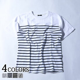 楽天市場 ボーダー Tシャツ メンズファッション の通販