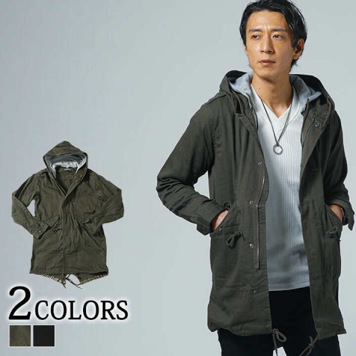 楽天市場 現品限り 再入荷無し モッズコート メンズ アウター ストレッチ レイヤード 長袖 春 秋 服 30代 40代 50代 メンズスタイル Menz Style Menz Style メンズスタイル