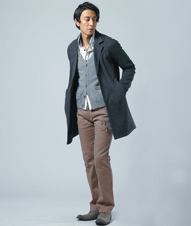 楽天市場 チェスターコート メンズ コート チェスター ストレッチ メルトン ロングコート 秋 冬 服 30代 40代 50代 Menz Style メンズスタイル おしゃれ Menz Style メンズスタイル