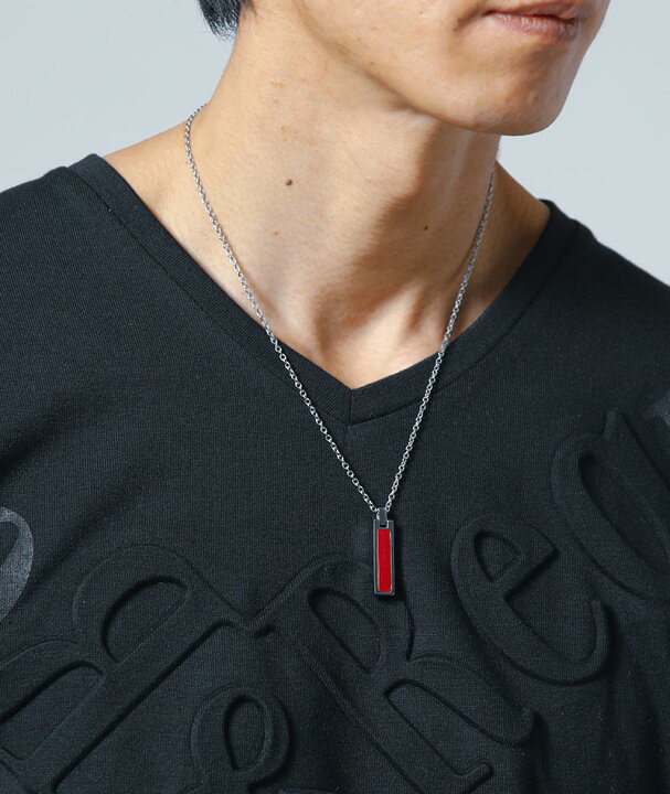 楽天市場 ネックレス メンズ アクセサリー 小物 イタリアンレザー プレート オールシーズン 30代 40代 50代 メンズスタイル Menz Style Menz Style メンズスタイル