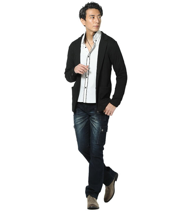 楽天市場 テーラードジャケット メンズ アウター ジャケット 長袖 テレコ 服 春服 30代 40代 50代 Menz Style メンズスタイル