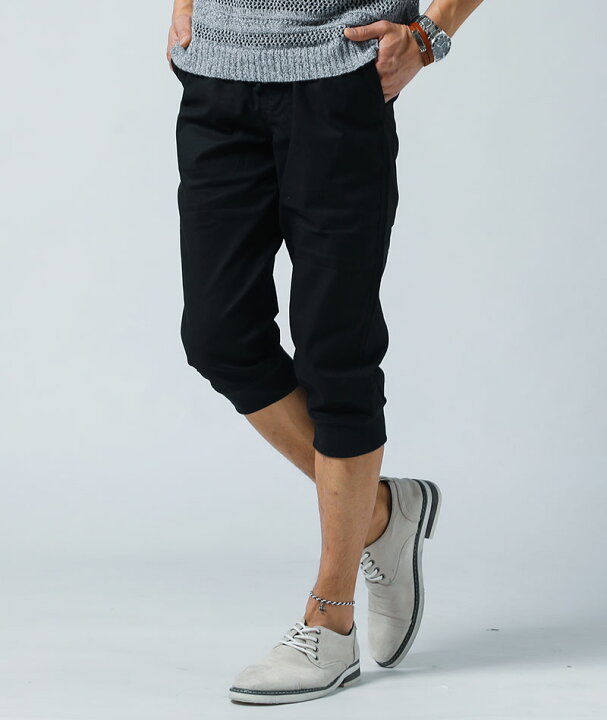 楽天市場 クロップドパンツ メンズ パンツ ボトム ストレッチ リブ 綿麻 リネン 春 夏 服 30代 40代 50代 Menz Style メンズ スタイル
