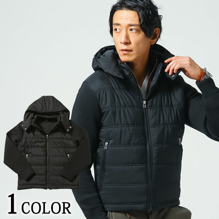 楽天市場 中綿ジャケット メンズ アウター ブルゾン スリム ストレッチ 冬 服 30代 40代 50代 メンズスタイル Menz Style Menz Style メンズスタイル
