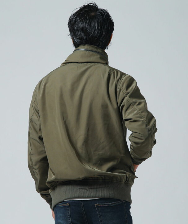 楽天市場 ブルゾンジャケット メンズ アウター ジャケット ミリタリー ボリュームネック 長袖 春 秋 服 30代 40代 50代 メンズスタイル Menz Style Menz Style メンズスタイル