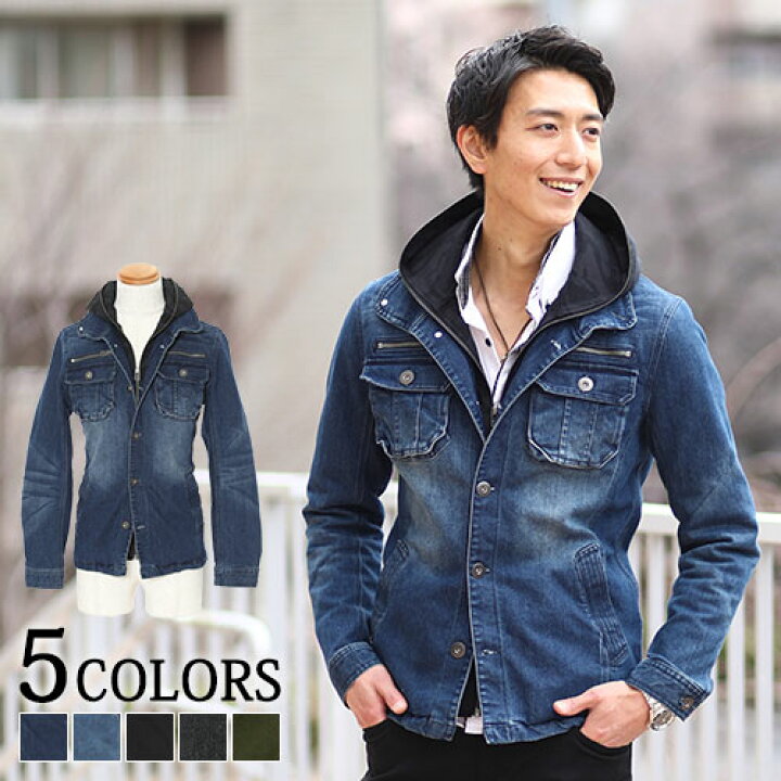 楽天市場 ジャケット デニムジャケット メンズ アウター デニム カジュアル 父の日 ギフト プレゼント Menz Style メンズスタイル