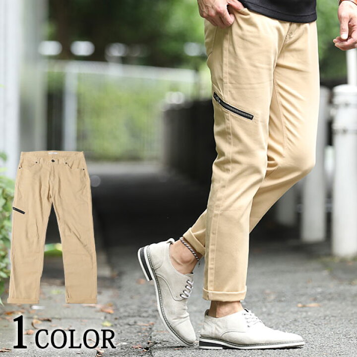 楽天市場 アンクルパンツ メンズ ボトム パンツ ジップデザイン ストレッチ 春 秋 服 30代 40代 50代 Menz Style メンズスタイル