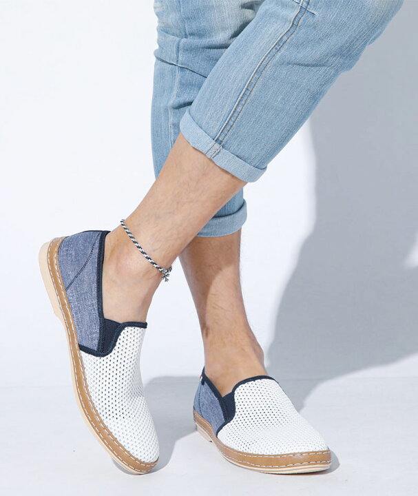 楽天市場 スリッポン メンズ シューズ メッシュ素材 軽量 春 夏 靴 30代 40代 50代 メンズスタイル Menz Style Menz Style メンズスタイル