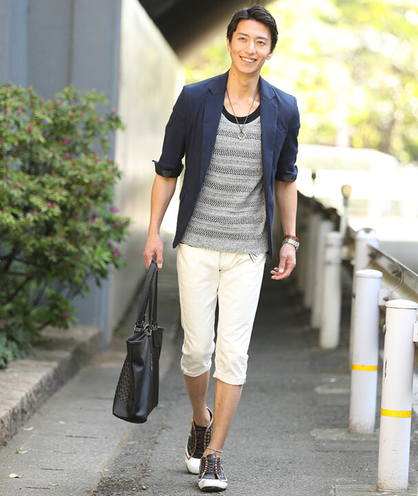 楽天市場 テーラードジャケット テーラード ジャケット 5分袖 カジュアル ブラック グレー M L Ll 3l Menz Style メンズスタイル