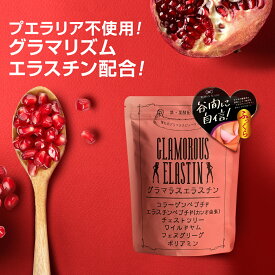 【LINE友達で500円OFF！海洋性エラスチン配合】 エラスチン 【グラマラスエラスチン】 産後 育乳 産後ケア プラセンタ サプリ コラーゲン ワイルドヤム チェストツリー ザクロ ポリフェノール ポリアミン 鉄含有酵母 フェヌグリーク ハリ 国内生産