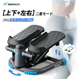 【10％OFFクーポン+ポイント20倍】【2WAY&アプリ連携＆バンド付き】ツイストステッパー Pro ステッパー ウエスト 静音 体幹 ひねり 足腰 足踏み マシン 腕トレ くびれ エアロ ダイエット 器具 室内 運動 トレーニング エクササイズ　有酸素運動 踏み台昇降 メリック　母の日