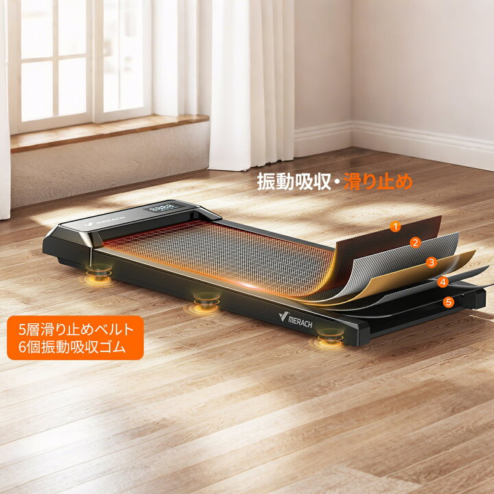 楽天市場】【アプリ連携】ルームランナー ウォーキングマシン 時速2 