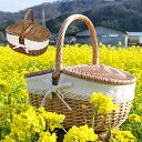 フタ付き ピクニック バスケット ピクニックバスケット かご かごバッグ 籠バッグ ふたつき 蓋付き ふた付き かごバッ…