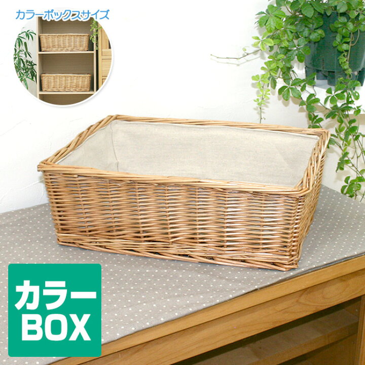 楽天市場 カラーボックス対応 収納 かご バスケット 浅型 内布 ライトグレー クローゼット 箱 ケース おもちゃ 籐 ラタン ゴミ箱 ランドリーバスケット 洗濯 収納ボックス 収納ケース 収納雑貨 かご 編み 持ち手 北欧 荷物入れ おしゃれ 籠 インナーボックス カゴ