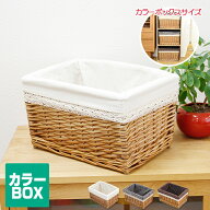 カラーボックス対応 Mサイズ 収納かご 収納ケース おもちゃ 収納ボックス 収納バスケット 収納カゴ 籠 雑…