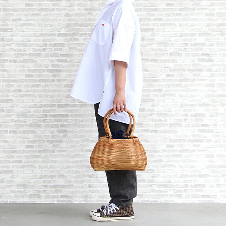 楽天市場】＼高級ベトナムラタン製／ アジアン ふっくら かごバッグ  