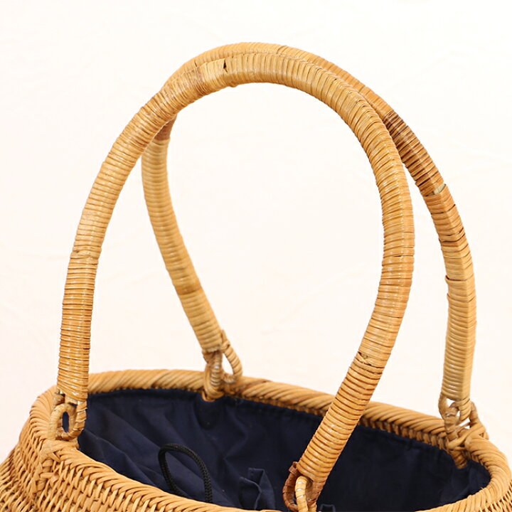 楽天市場】＼高級ベトナムラタン製／ アジアン ふっくら かごバッグ  