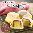 【熊本名物】長寿庵 いきなり団子 10個 20個｜熊本産 さつまいも×こしあん 餡子 郷土菓子 和菓子 ギフト 冷凍配送
