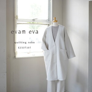 evam eva E233T107 �L���e�B���O���[�u�W���P�b�g �����O�� �y�� �I�[�o�[�T�C�Y quilting robe�G���@���G���@ ���f�B�[�X �E�[�� �R�b�g�� �G�o���G�o �i�`������ �V���v�� ���{�� �㎿ ������� ��