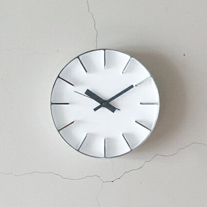 レムノス edge clock ホワイト AZ-0116 WH (時計) 価格比較 - 価格.com
