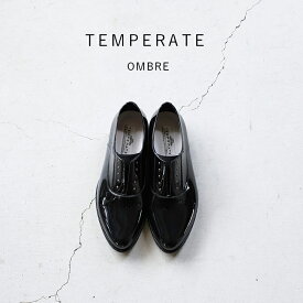 TEMPERATE テンパレイト OMBRE オンブル レインシューズ モード BLACK レディース レインシューズ 雨靴 靴 マニッシュ ブラック