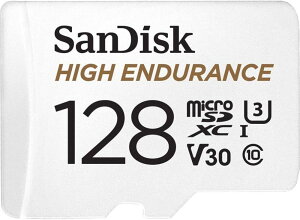 �ySanDisk�z �T���f�B�X�N ���ϋv �h���C�u���R�[�_�[ �A�N�V�����J�����Ή� microSDXC 128GB SDSQQNR-128G