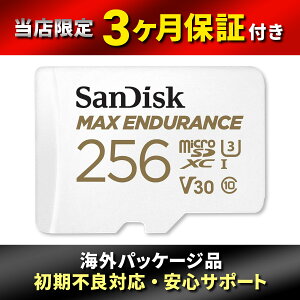 �ySanDisk�z �T���f�B�X�N ���ϋv �h���C�u���R�[�_�[ �A�N�V�����J�����Ή� microSDXC 256GB SDSQQVR-256G-GN6IA