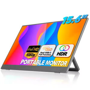 fWNX uyS̓{̔ zfWNX oCfBXvC 15.6^ tHD IPS ^ y T|[g USB Type-C ~jHDMI PS4/XBOX/Switch/PC/MacȂǑΉ ݑΖ [g[N Q[vC