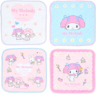 【レビュー投稿で次回使えるクーポンプレゼント中！】サンリオ SANRIO プチタオル4枚セット 花 マイメロ…