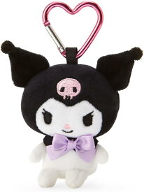 【レビュー投稿で次回使えるクーポンプレゼント中！】サンリオ SANRIO クロミ クロミちゃん ミニマスコットホルダー ぬいぐるみキーホルダー ハート キーホルダー キーリング 305898