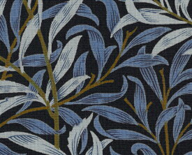 moda fabrics(モダ・ファブリックス)William Morris ウィリアムモリス オックス生地＜Willow Bough＞(ウィローボウ)＜BLACK-GREY(ブラック・グレー)＞8113-43T