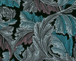 moda fabrics(_Et@ubNX)William Morris EBAX IbNXnAcanthus(AJTX)BLACK-BLUE(ubNEu[)8144-43T
