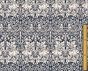 moda fabrics(_Et@ubNX)William Morris EBAX V[`OnBrother Rabbit(uU[rbg)INDIGO(CfBS)8211-22