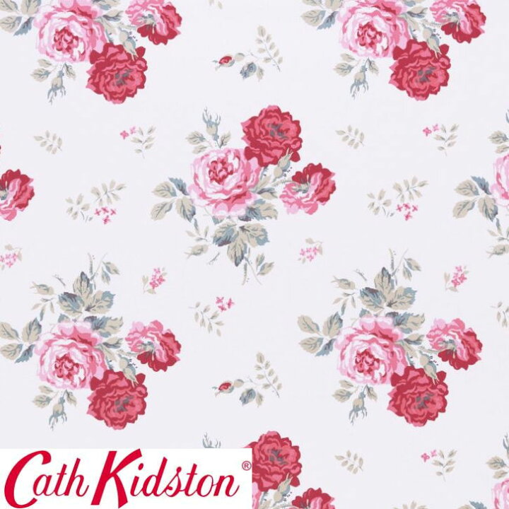 楽天市場 Cath Kidston キャスキッドソン 生地 コットンファブリック Antique Rose Pink アンティークローズ ピンク バラ Antique Rose リバティプリントショップmerci
