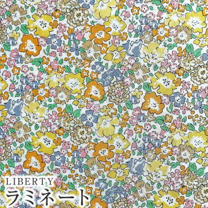 LIBERTYリバティプリント 国産つや消しラミネート(ビニールコーティング生地)【エターナル】<Michelle>(ミシェル)MATLAMI3636017FE