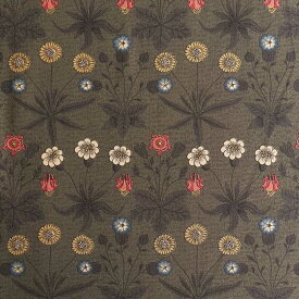 moda fabrics(モダ・ファブリックス)William Morris ウィリアムモリス シーチング生地＜DAISY 1865-1875＞（デイジー）EBONYエボニー 33493-18