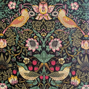 moda fabrics(_Et@ubNX)William Morris EBAX V[`O~l[gnStrawberry Thief(Xgx[XB[t)D_DAMASK BLACK(_}XNubN)LAMI-8176-11