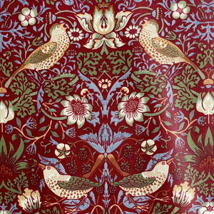 moda fabrics(_Et@ubNX)William Morris EBAX V[`O~l[gnStrawberry Thief(Xgx[XB[t)D_DAMASK RED(_}XNbh)LAMI-8176-47