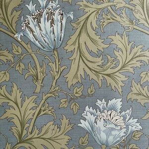 moda fabrics(_Et@ubNX)William Morris EBAX V[`O~l[gnAnemone(All)LIGHT BLUE(Cgu[)LAMI-8217-34