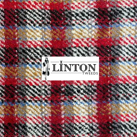 LINTONリントン シャネルツイード生地 ＜Melton Check-A＞(メルトンチェック)