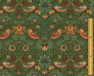 moda fabrics(_Et@ubNX)William Morris EBAX V[`OnSTRAWBERRY THIEF 1883iXgx[V[tjPINEpC 33490-19